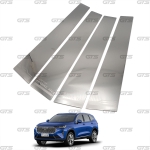 สแตนเลส เสาข้างประตู 4 ชิ้น สีโครเมี่ยม สำหรับ GWM Haval H6 ปี 2021-2022